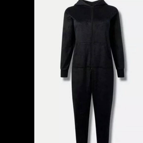 Torrid Fleece Zip Up Cat Ear Onesie Halloween Costume Pajamas Women’s Plus NWT - Picture 4 of 4